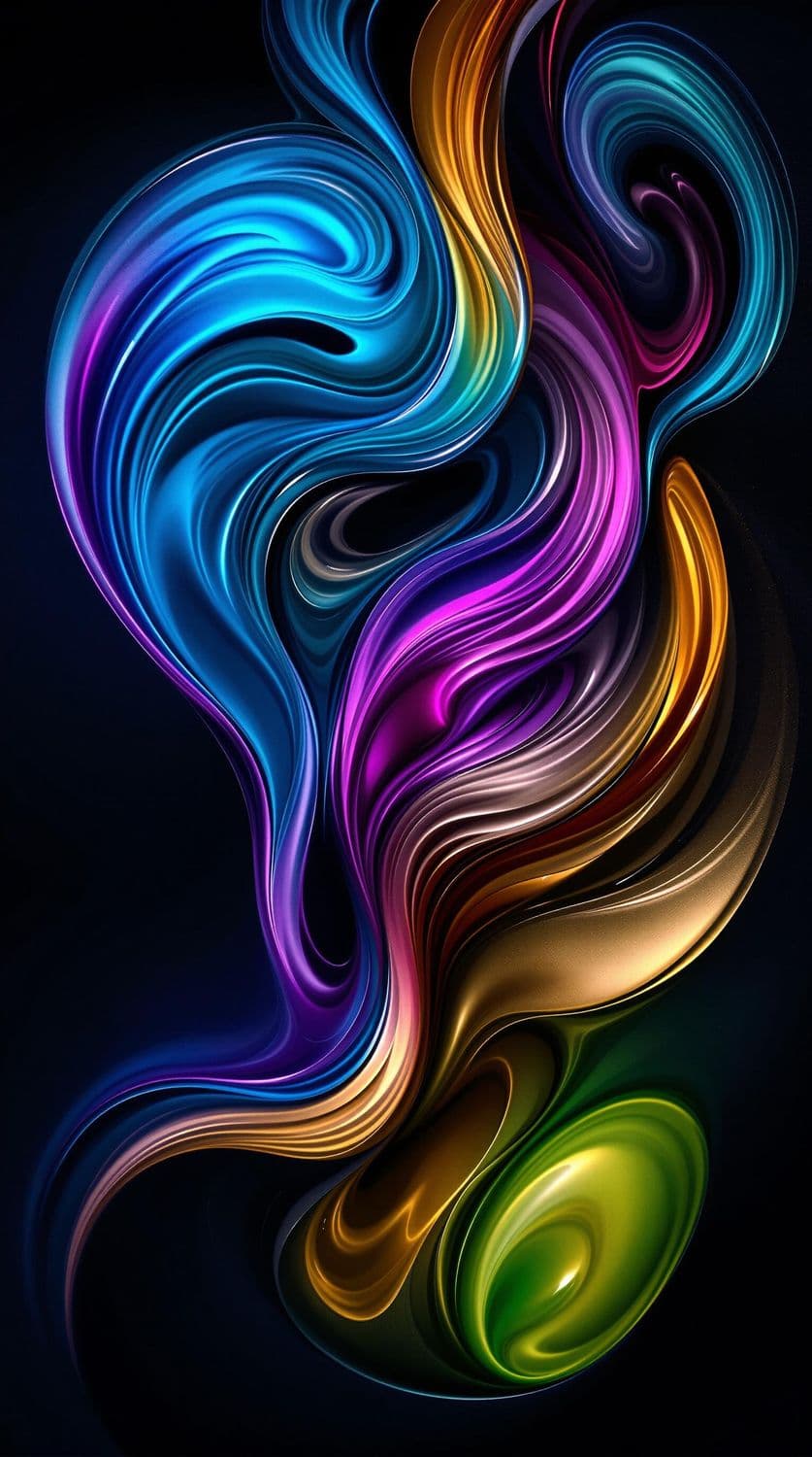 Swirling Waves of Color