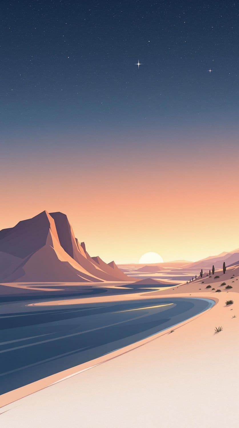 Dawn Desert Mirage