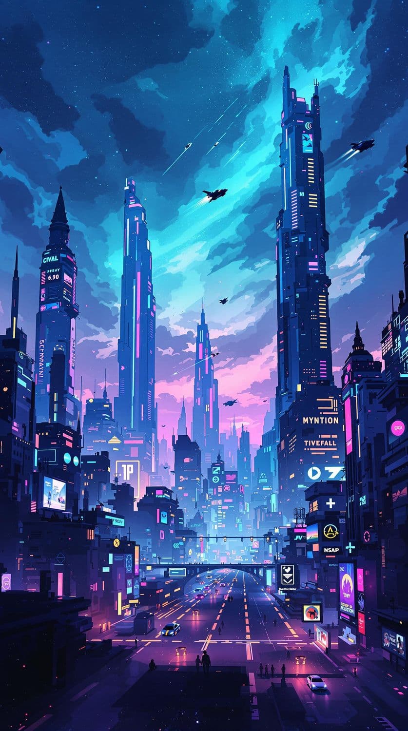 Cyberpunk Cityscape