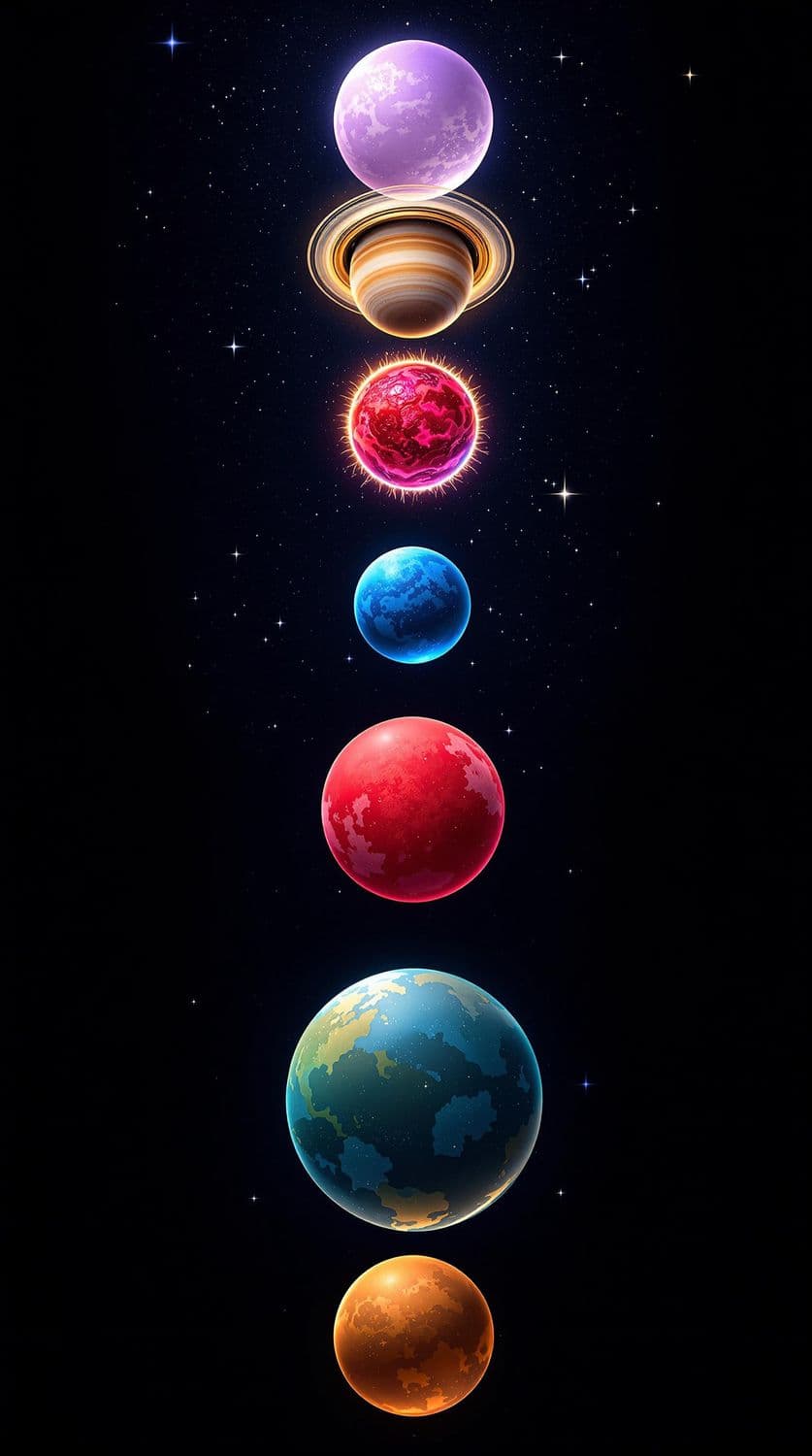 Surreal Planetary Alignment