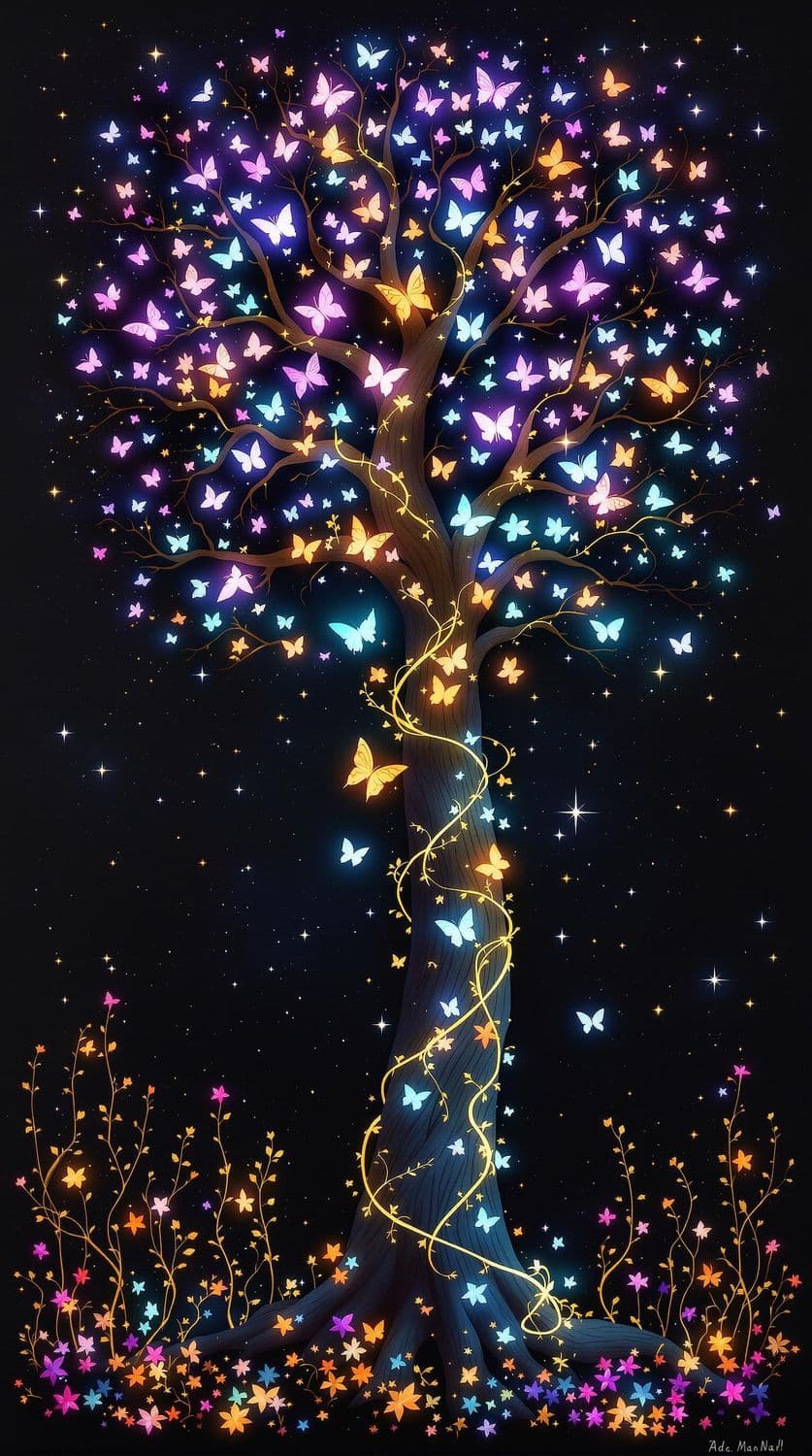 Enchanted Butterfly Tree