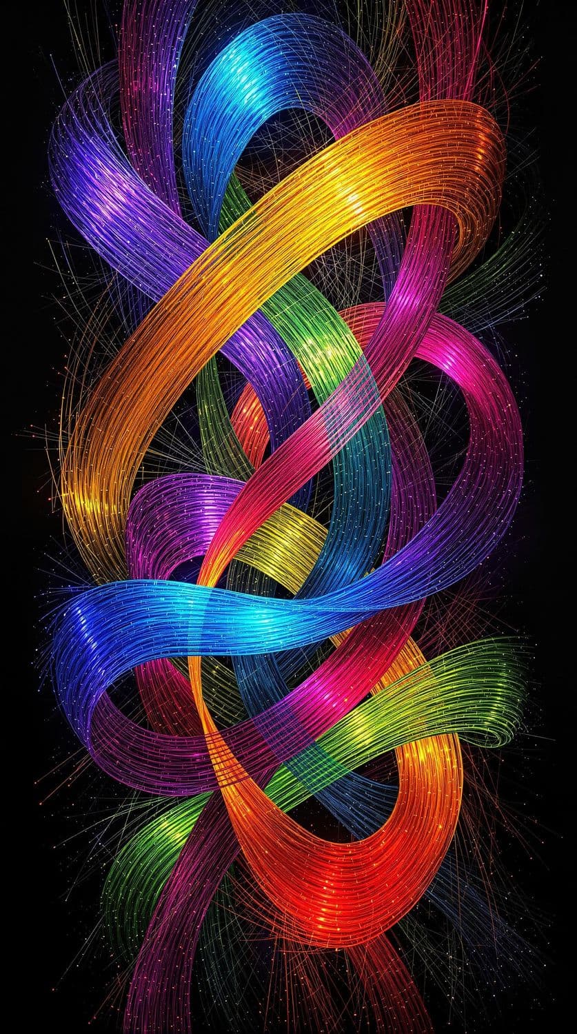 Metallic Thread Tapestry