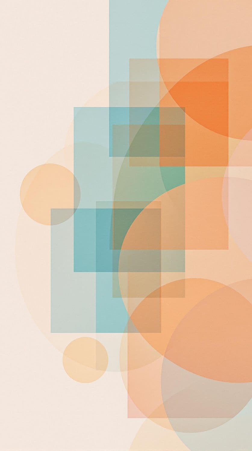 Geometric Blue Harmony