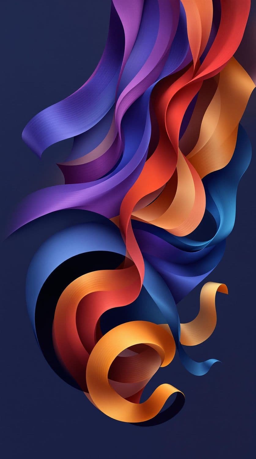 Cascading Ribbons of Light