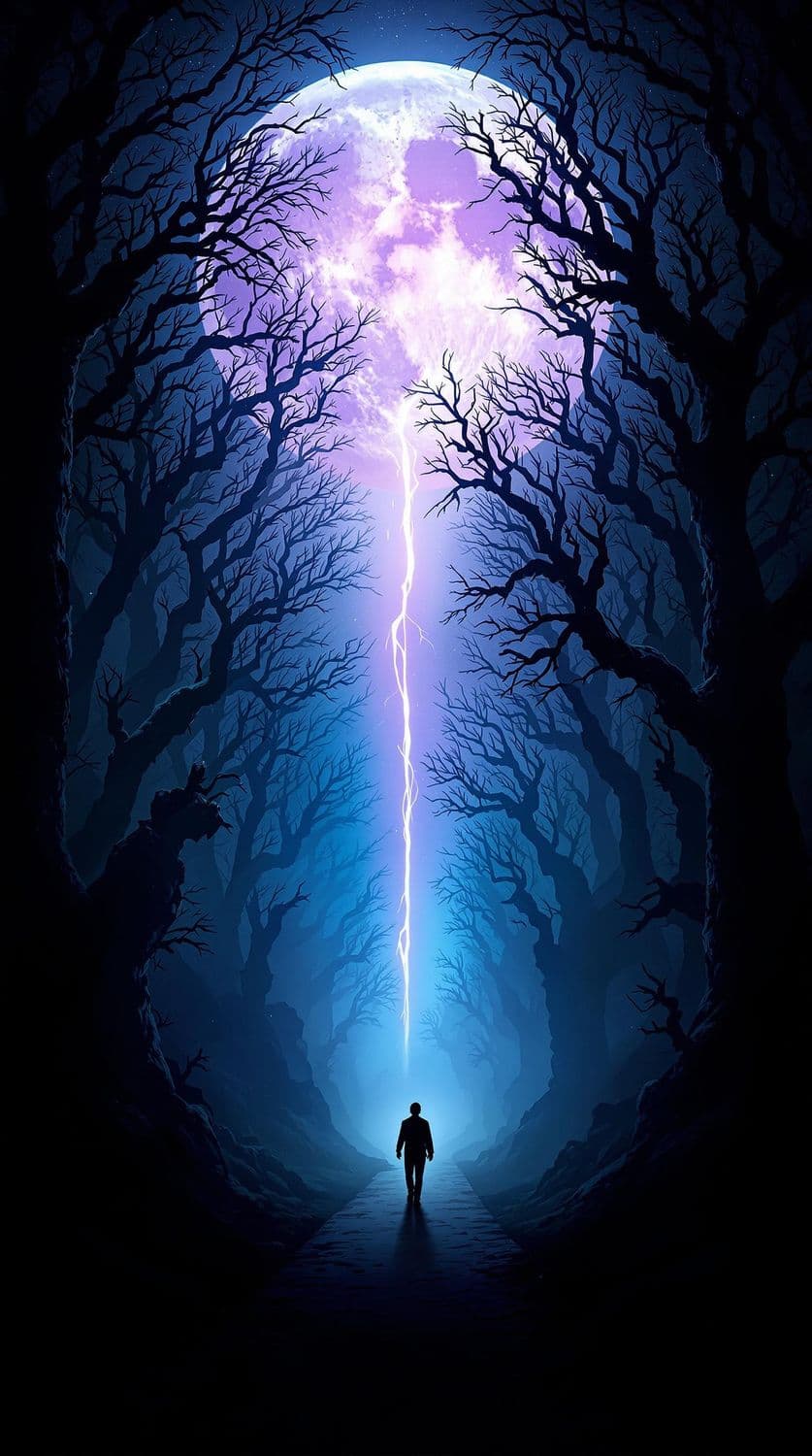 Mystical Moonlit Pathway