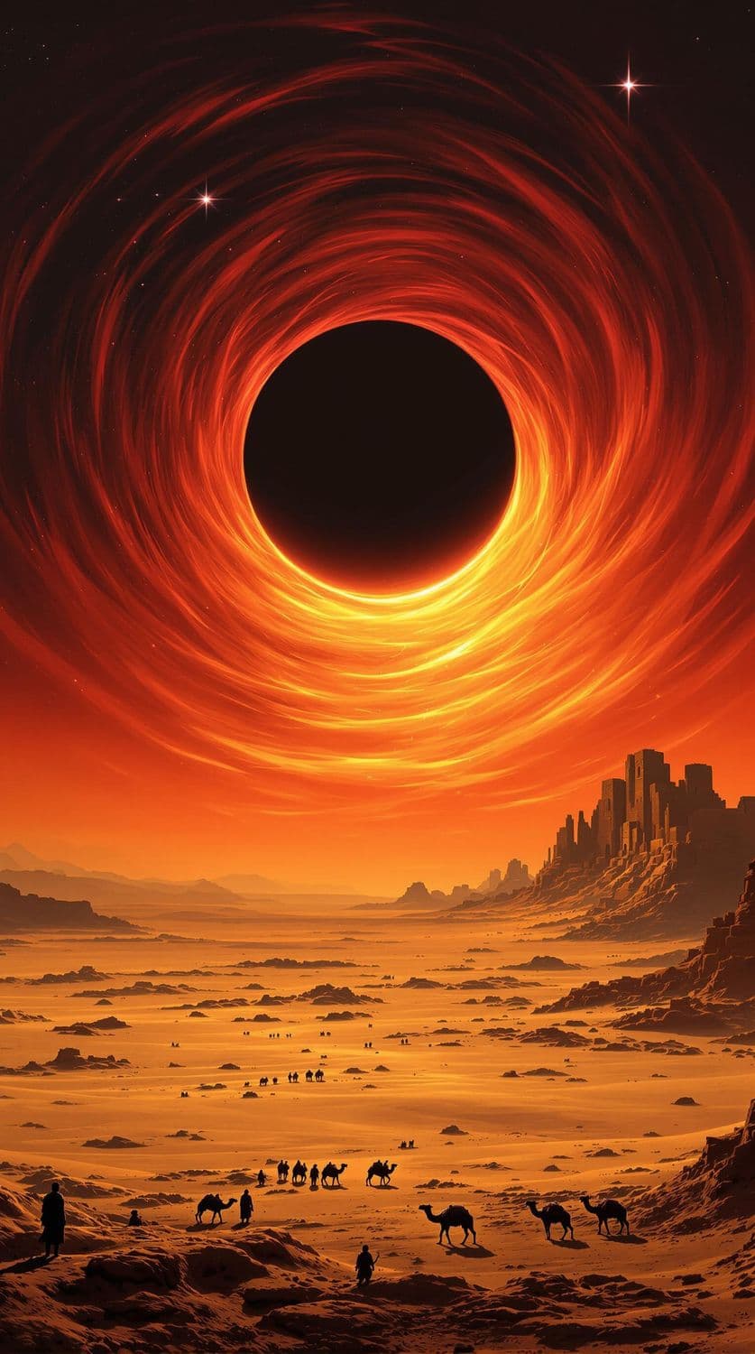 Desert Double Eclipse