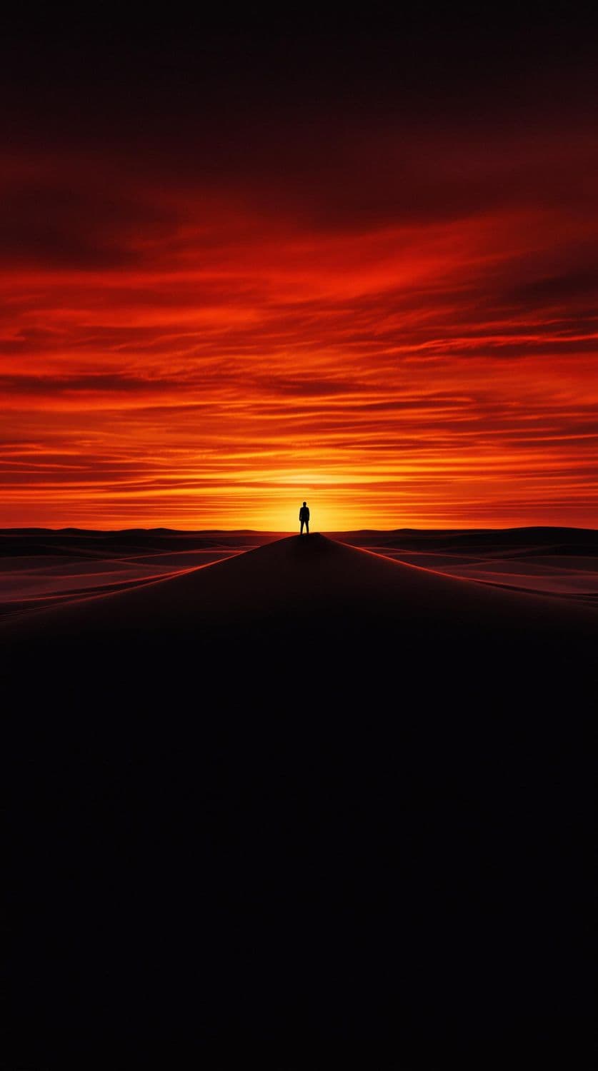 Desert Sunset Mirage