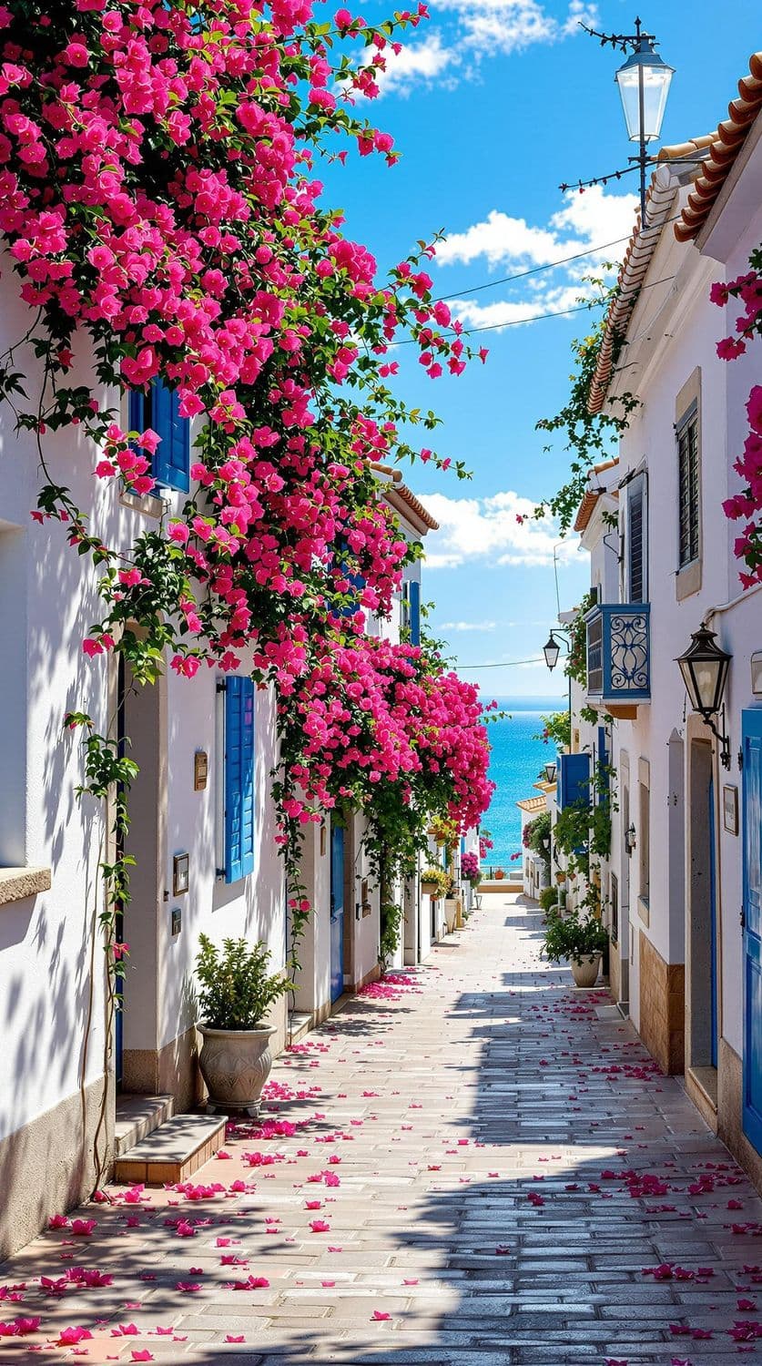Mediterranean Village by the Sea