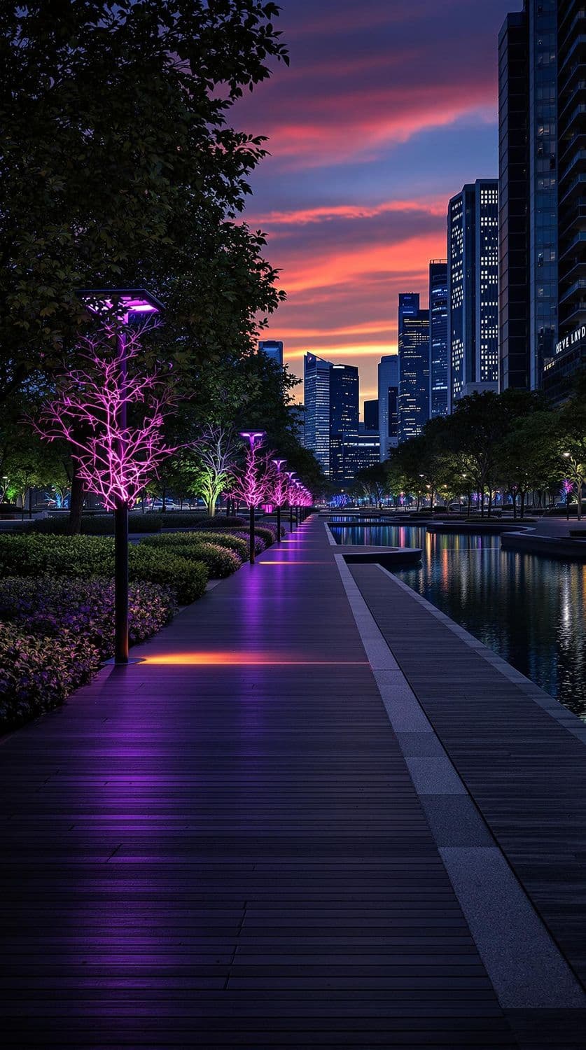 Tech-Infused Urban Oasis