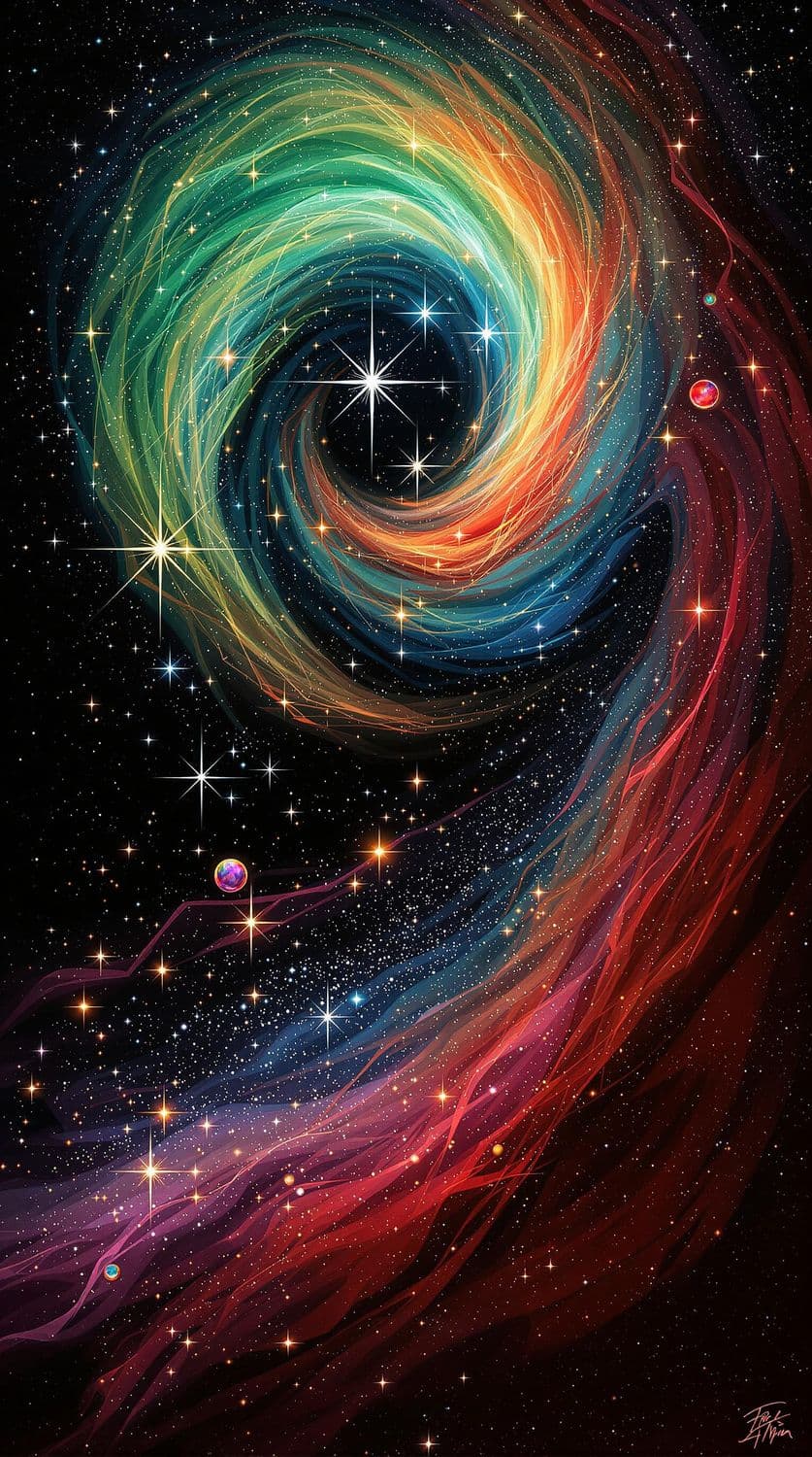 Radiant Spiral Nebula