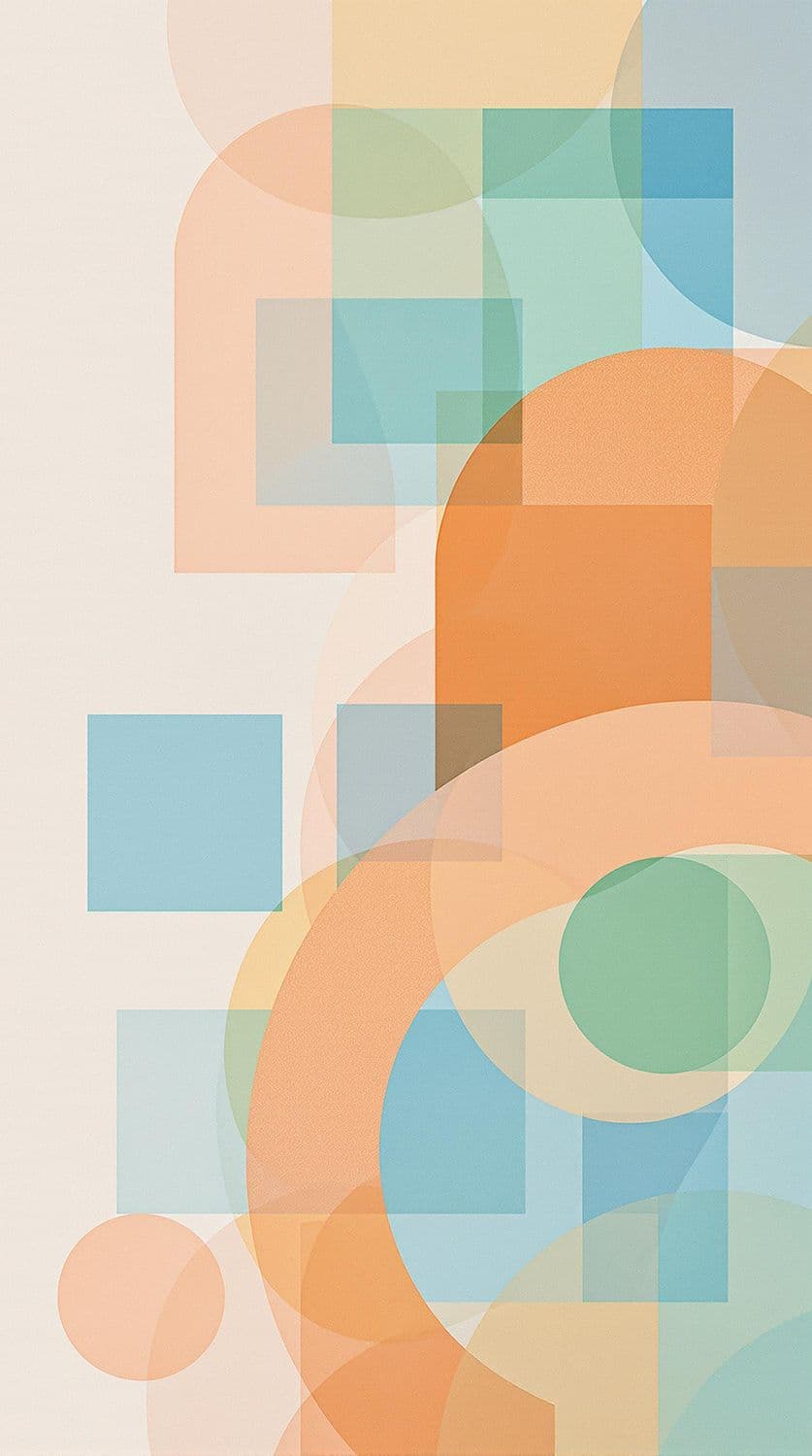 Symmetrical Blue and Green Squares