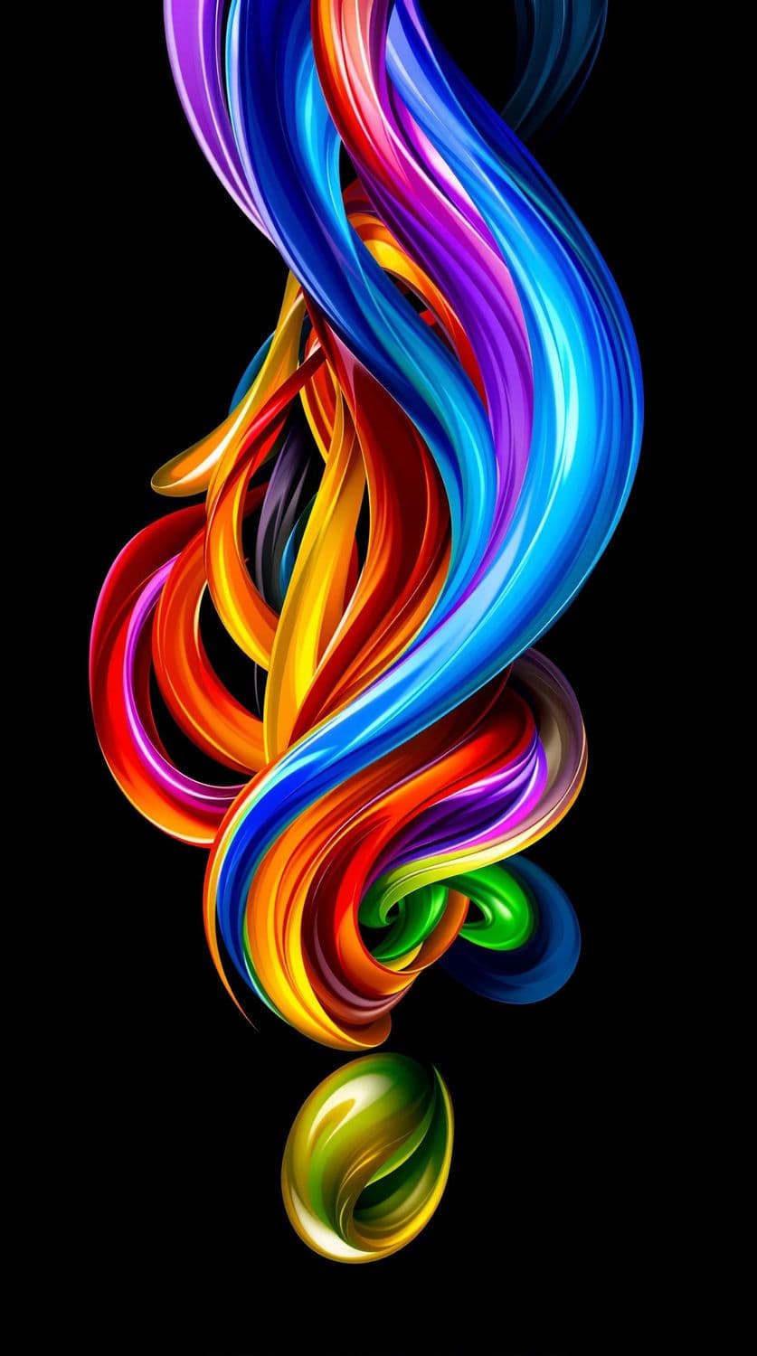 Swirling Ribbon Array