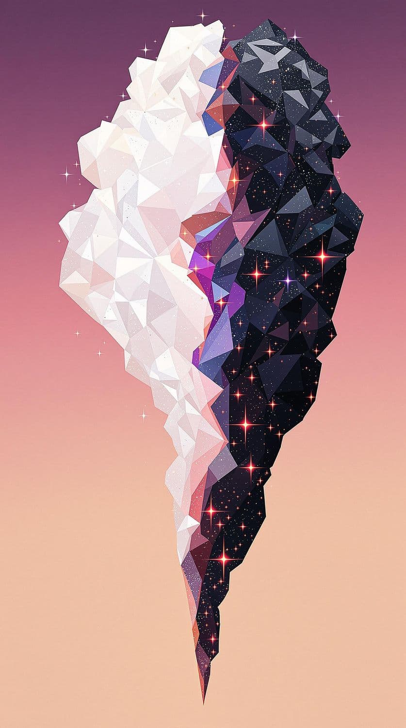 Intertwined Celestial Clouds