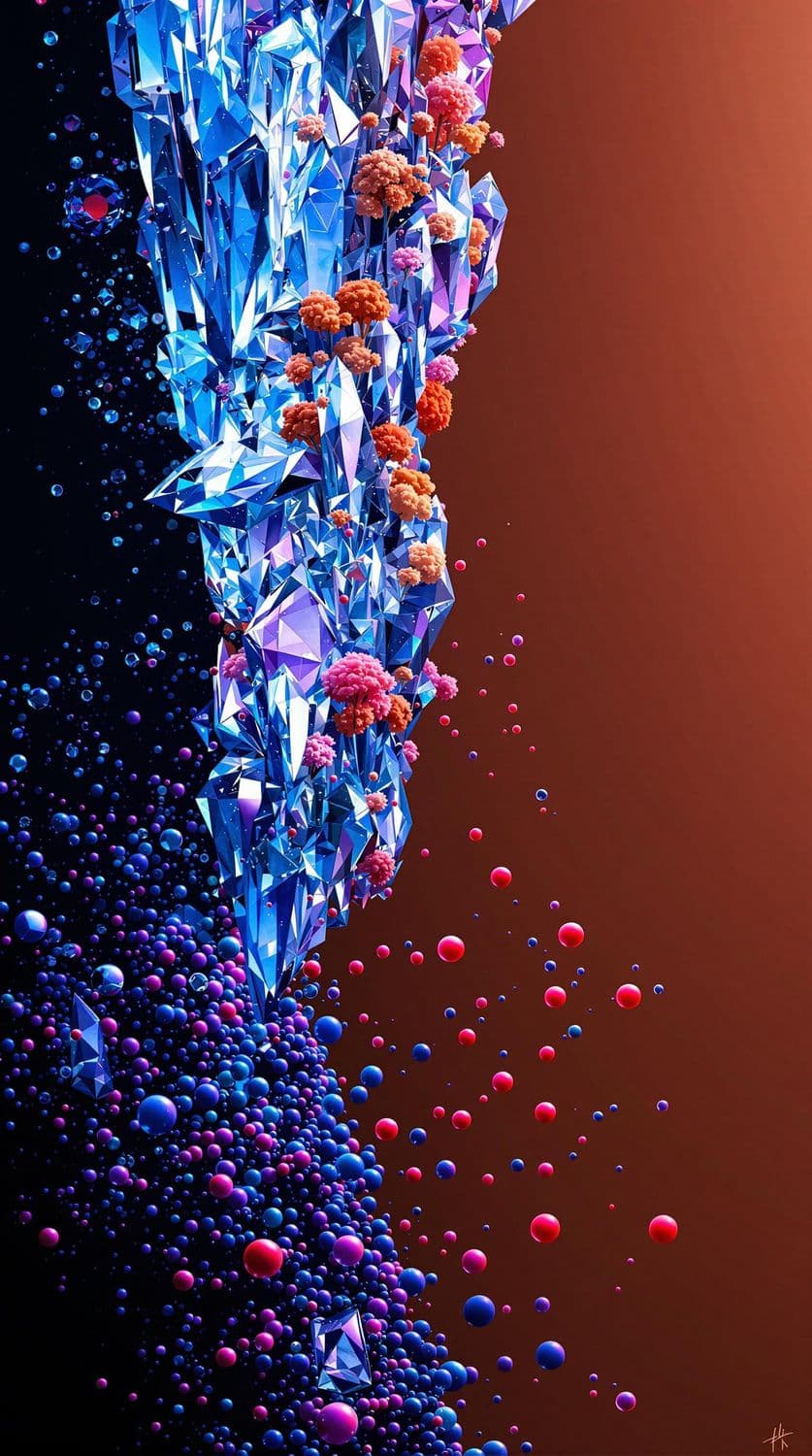 Crystalline Metropolis: A Futuristic Vision