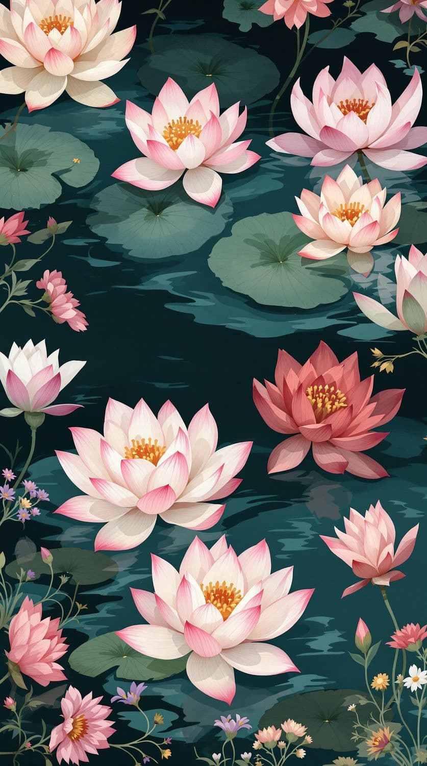 Tranquil Lotus Pond