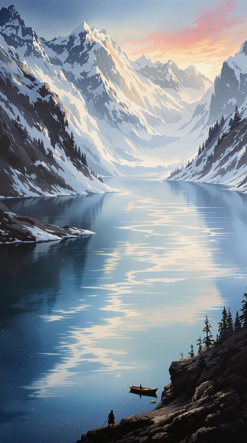 Mountain Lake Reflection