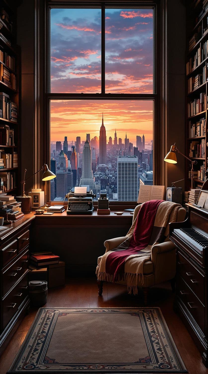 Writer's Retreat with Skyline View