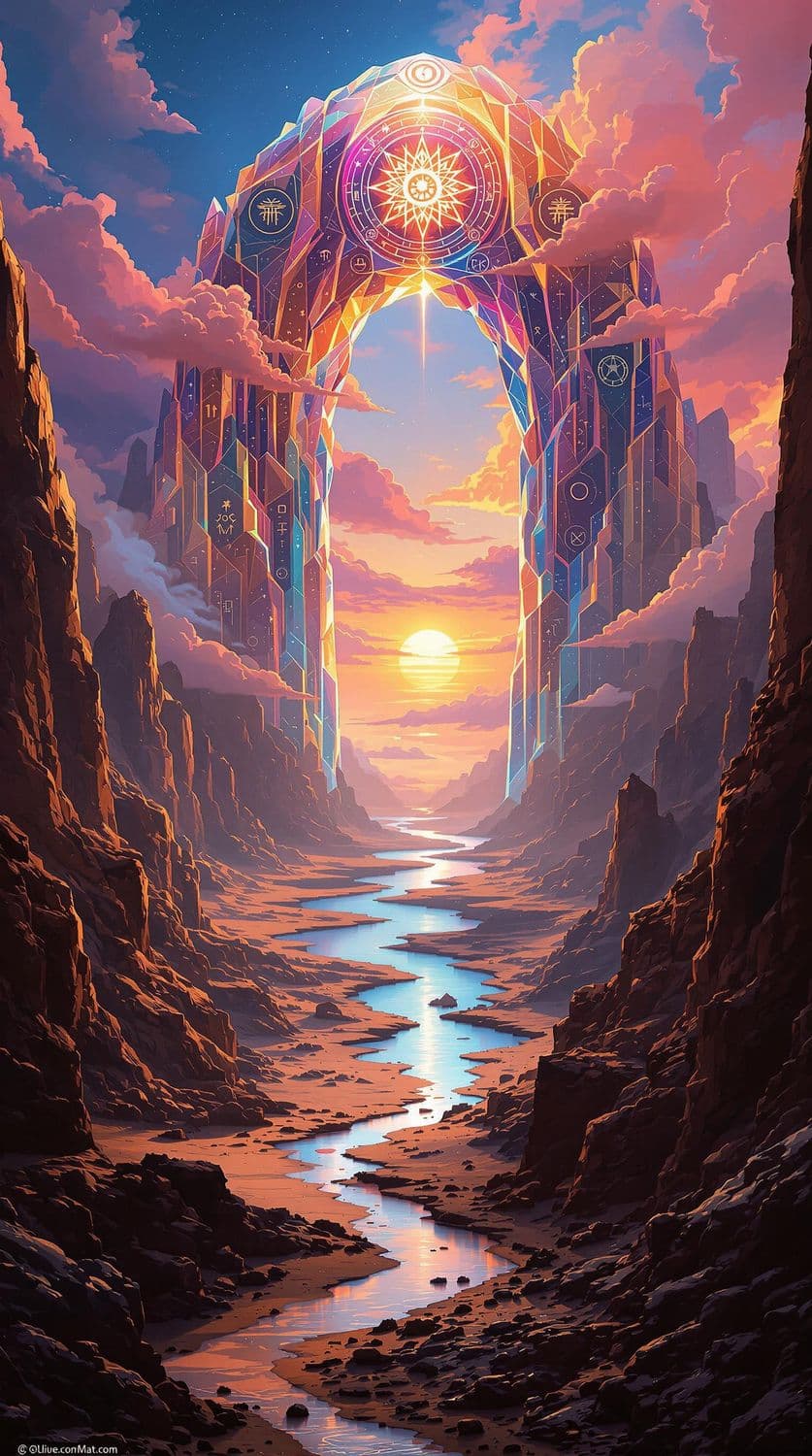 Cosmic Canyon at Sunrise