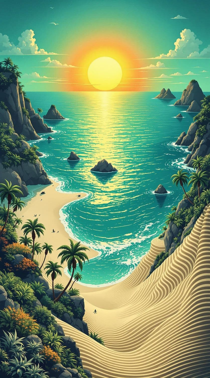 Turquoise Sunset