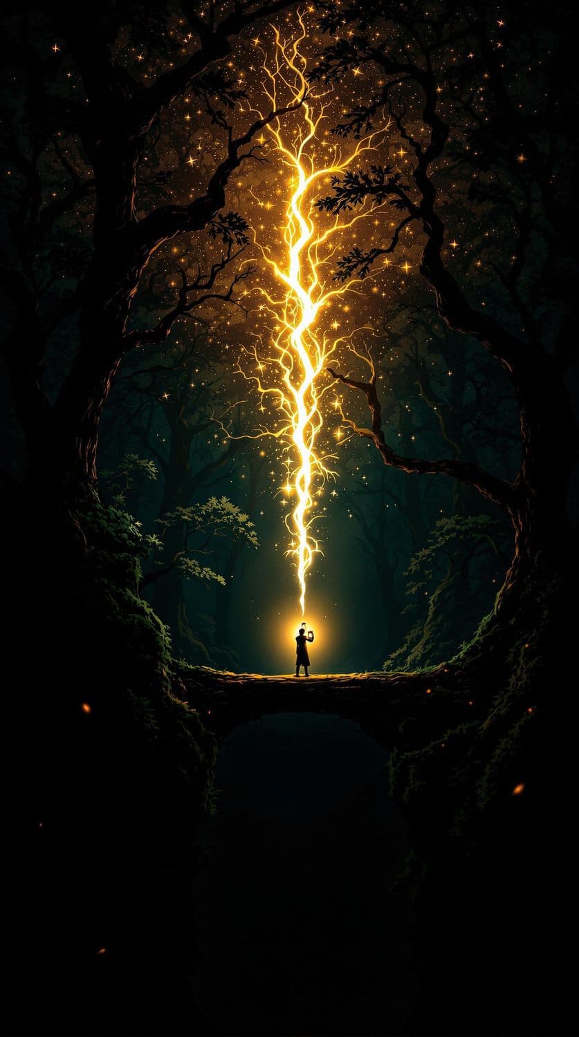 Lantern Bearer in Enchanted Woods