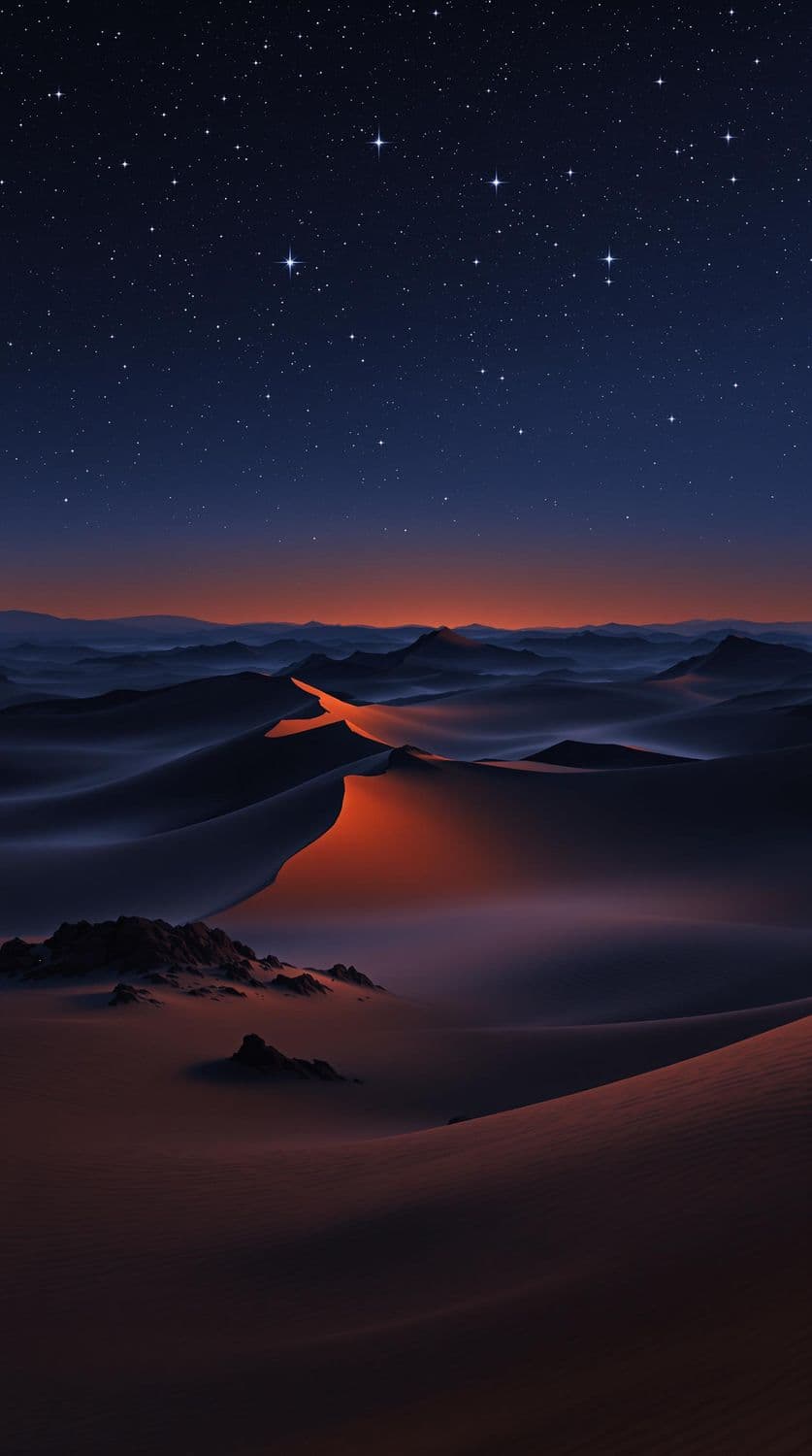 Desert Under Starlight