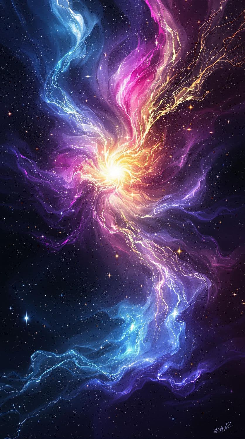 Celestial Dance of Light