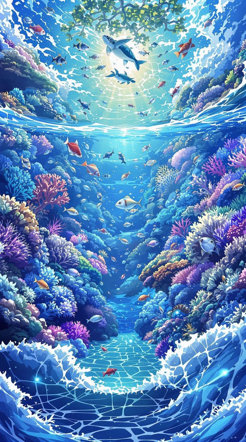 Coral Reef Kaleidoscope