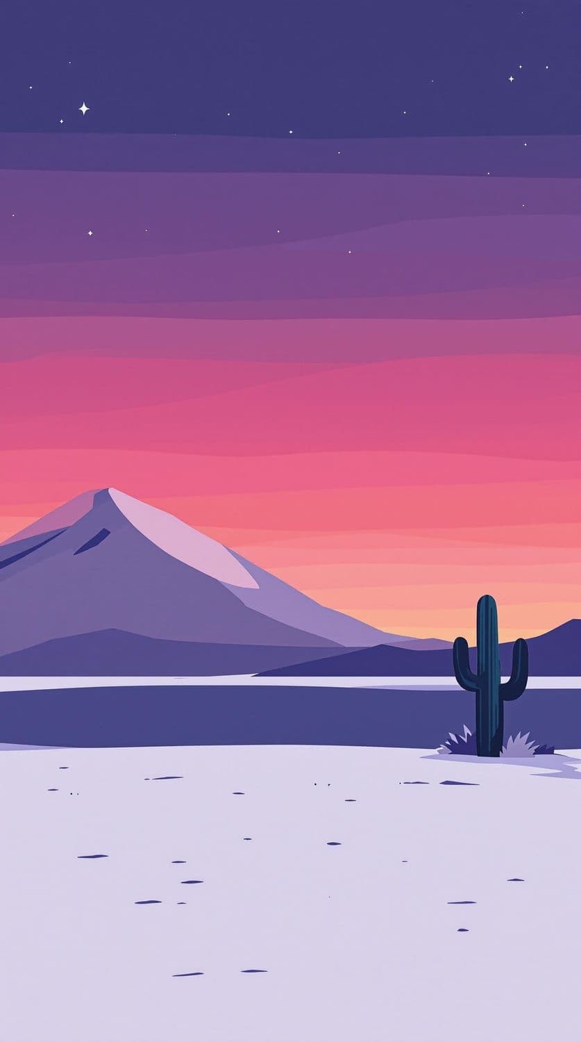 Stylized Desert Twilight
