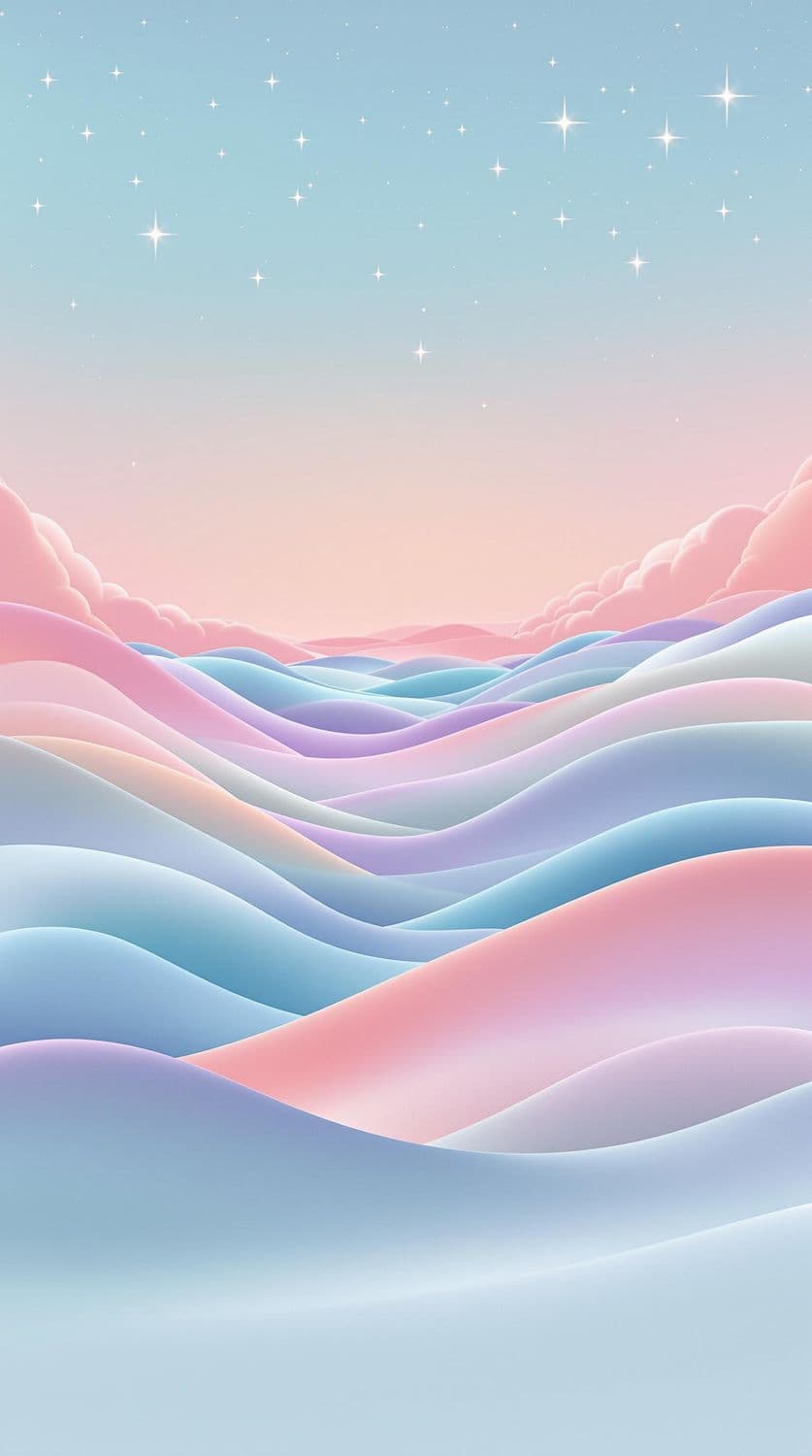 Dreamy Pastel Seascape