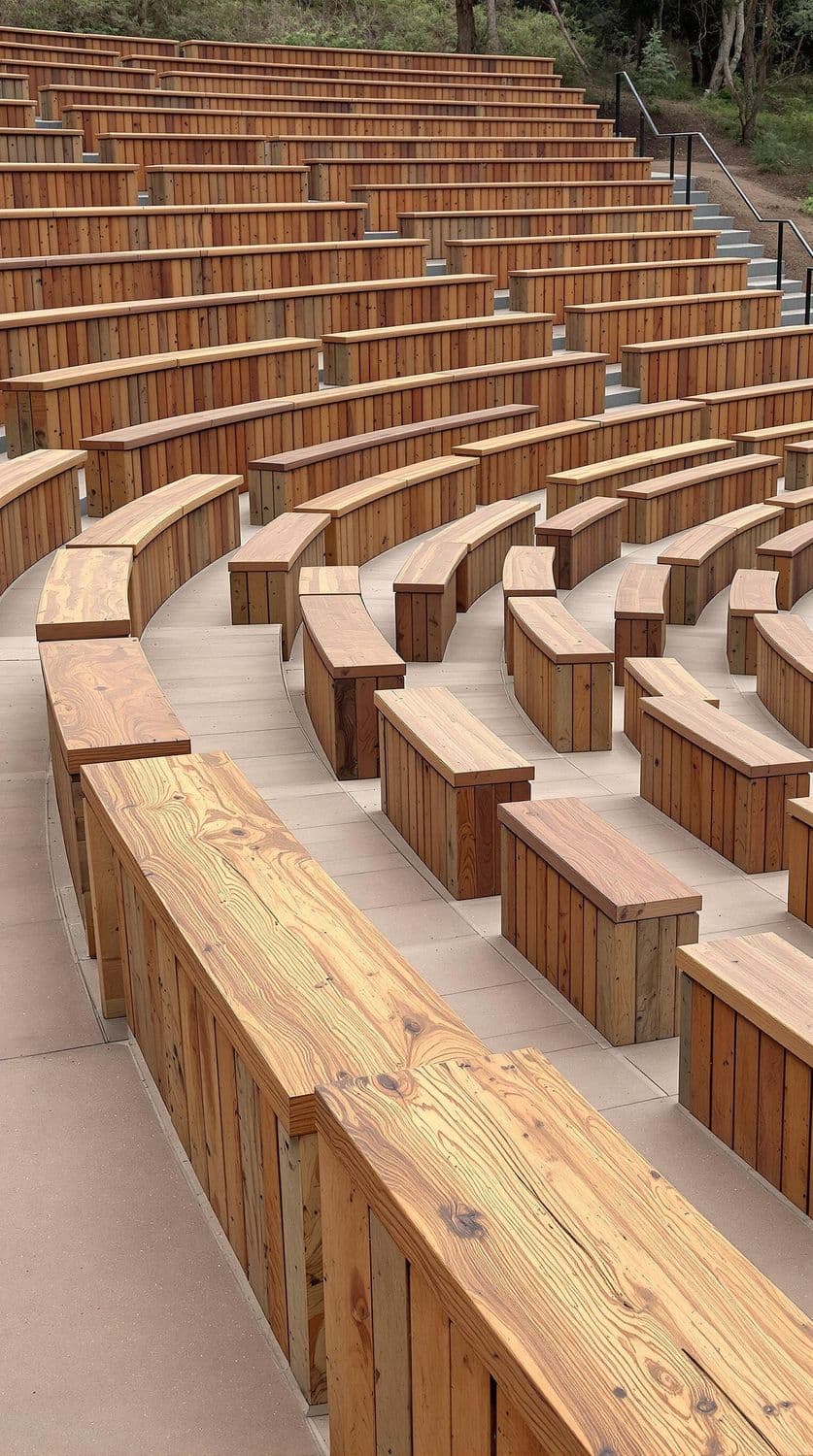Rustic Wooden Amphitheater