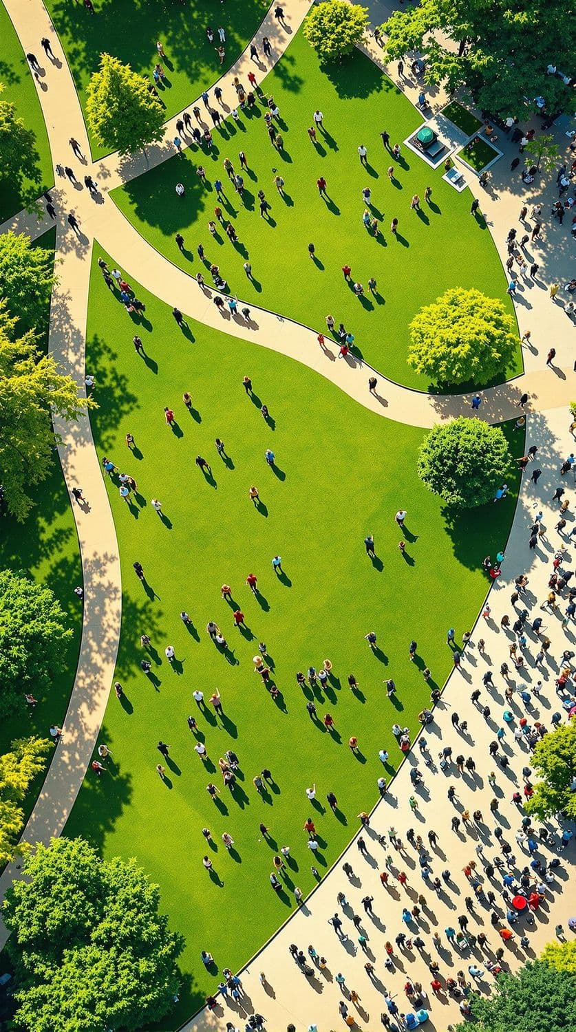 City Square Park Overhead