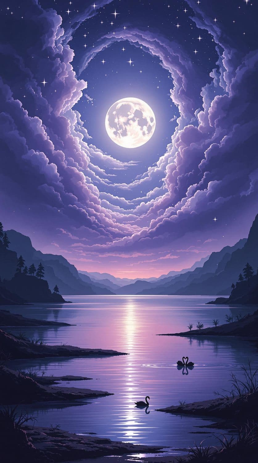 Serene Evening Tableau