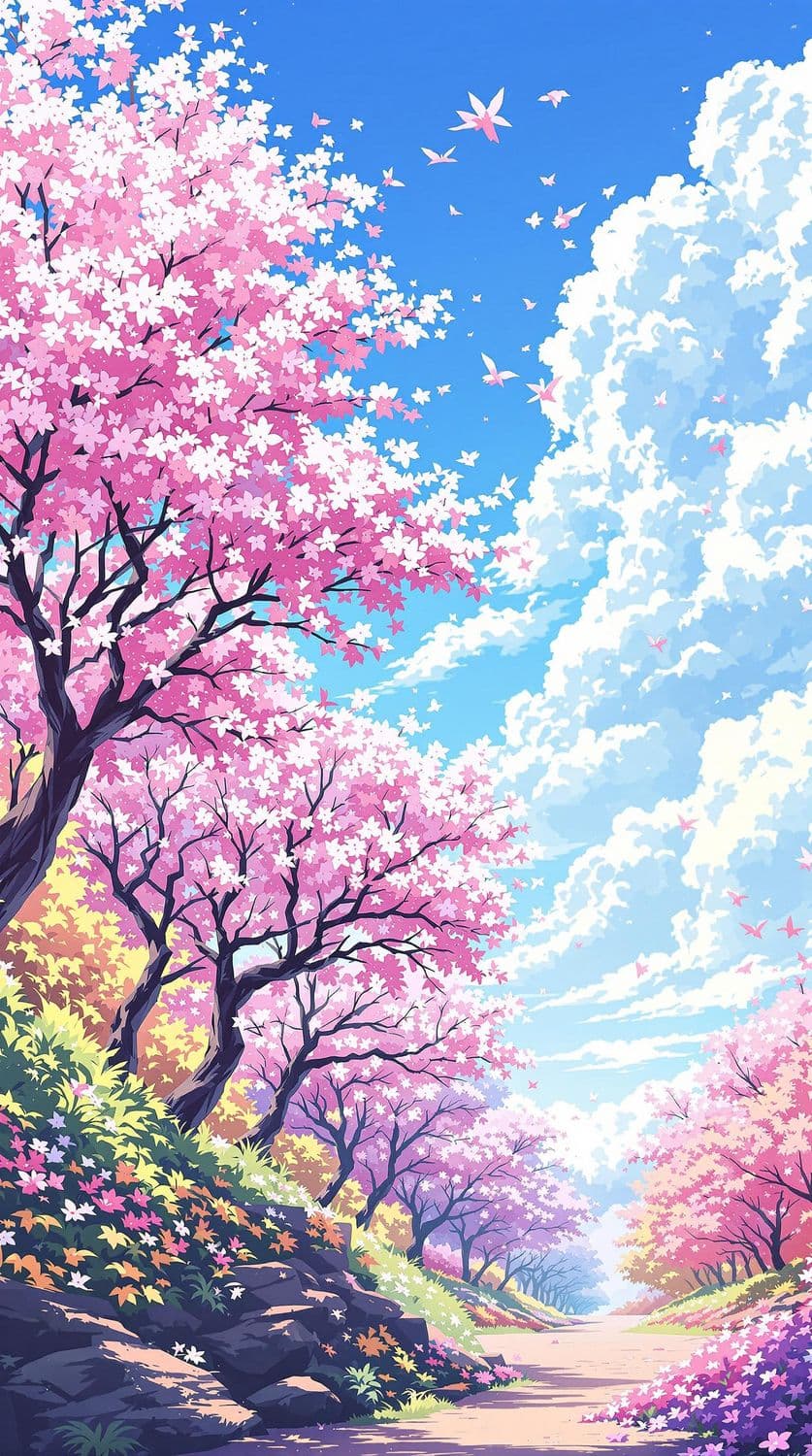 Blossoming Spring Garden