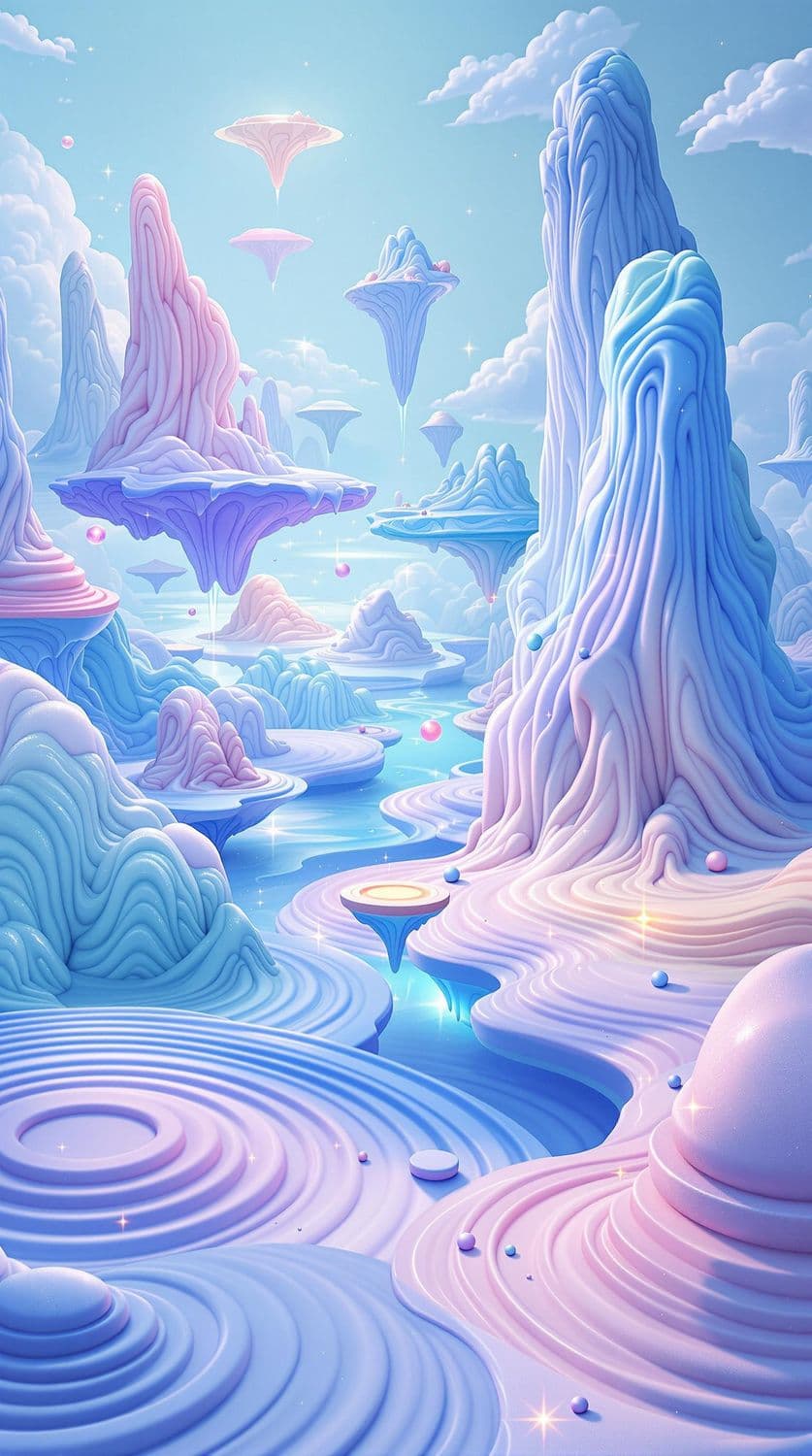 Floating Liquid Islands