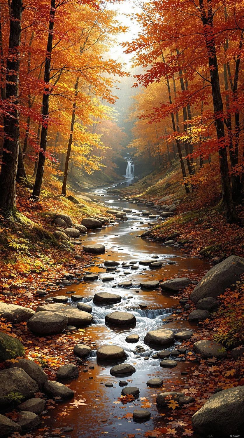 Autumn Forest Stream