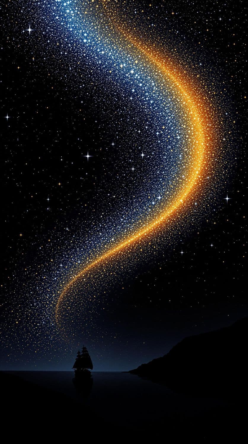 Dreamlike Ship Midnight