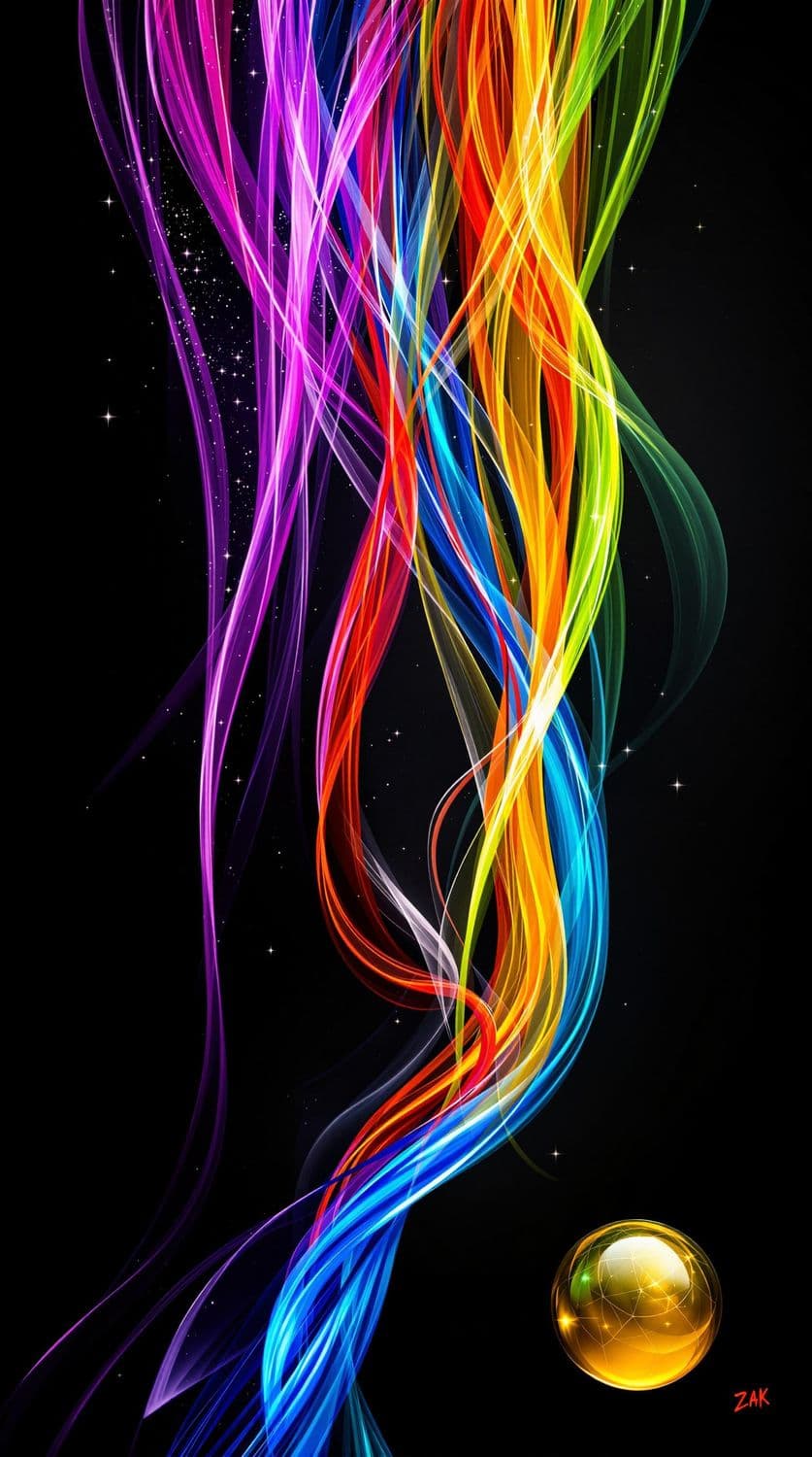 Cascading Vibrant Filaments