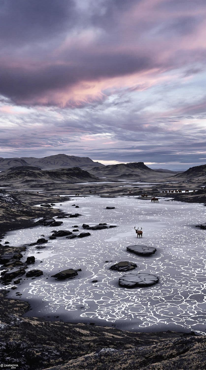Twilight Over the Tundra