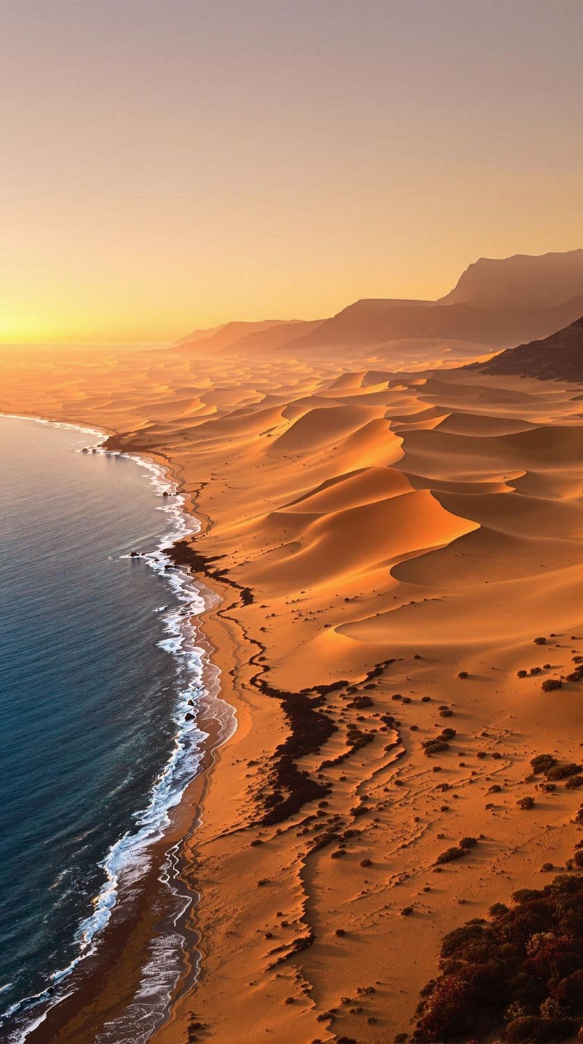 Desert Dunes at Sunset