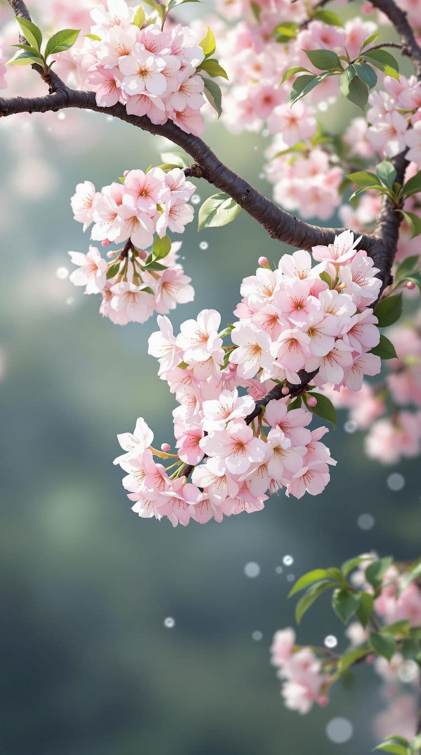 Cherry Tree in Full Bloom