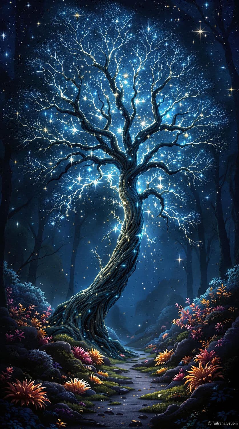 Enchanted Crystal Forest