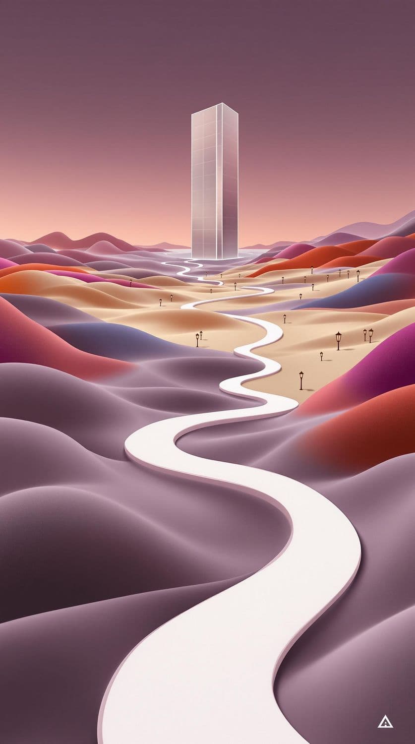 Floating Glass Skyscraper