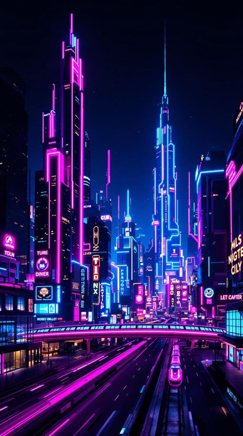 Neon Cityscape