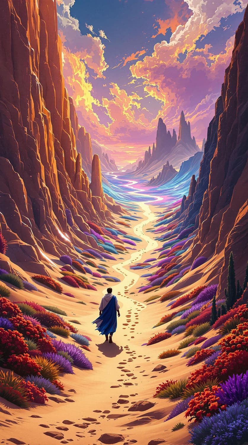 Glass Dunes at Sunset