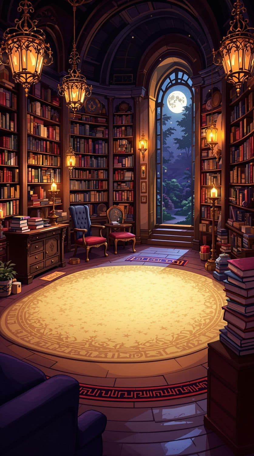 Enchanted Magical Library