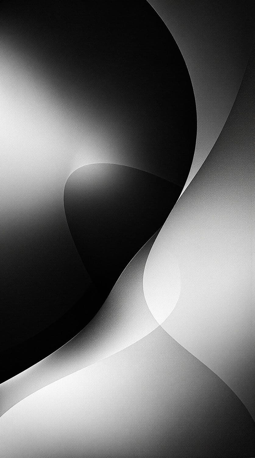 Serene Undulations in Monochrome