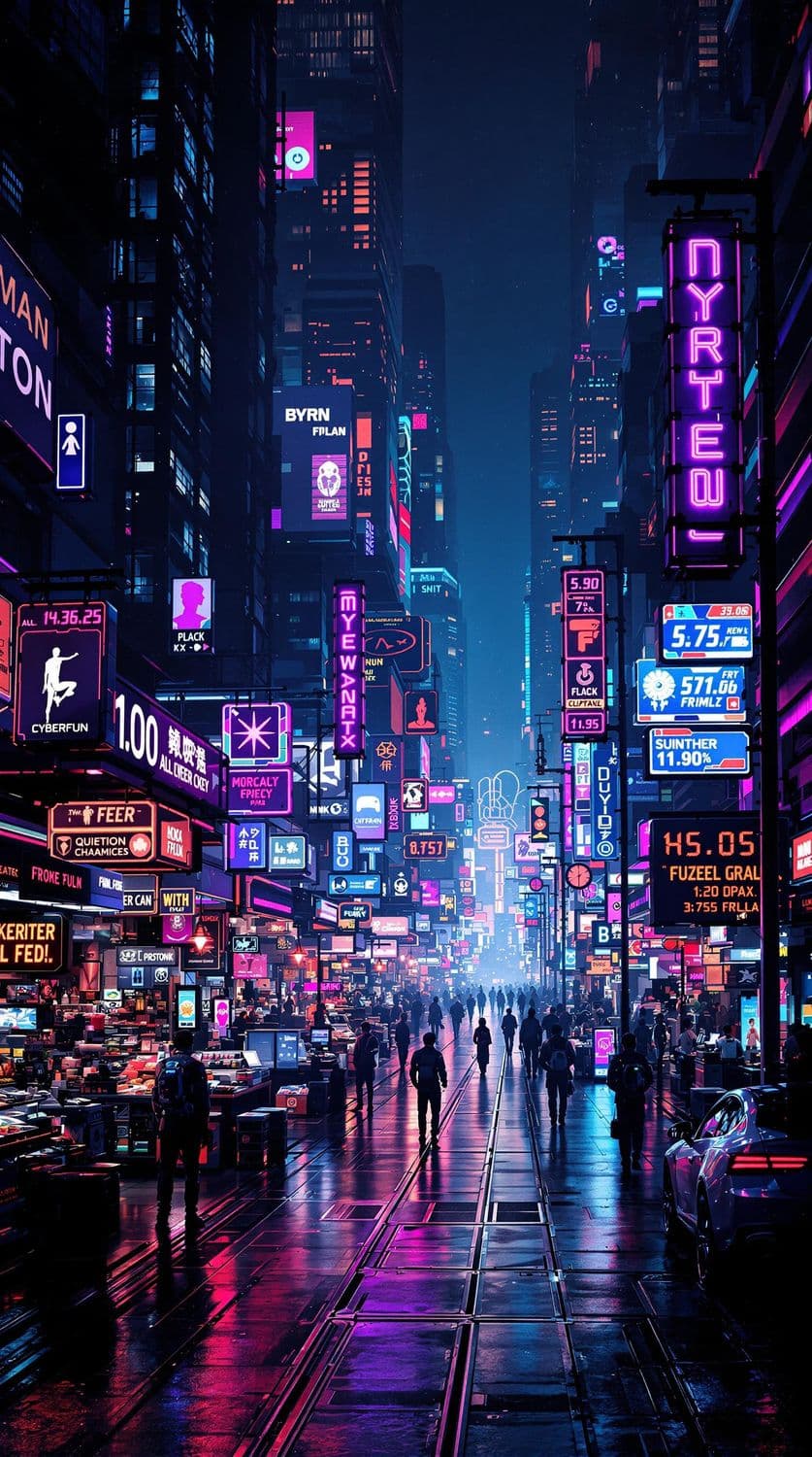 Cyberpunk Night Market