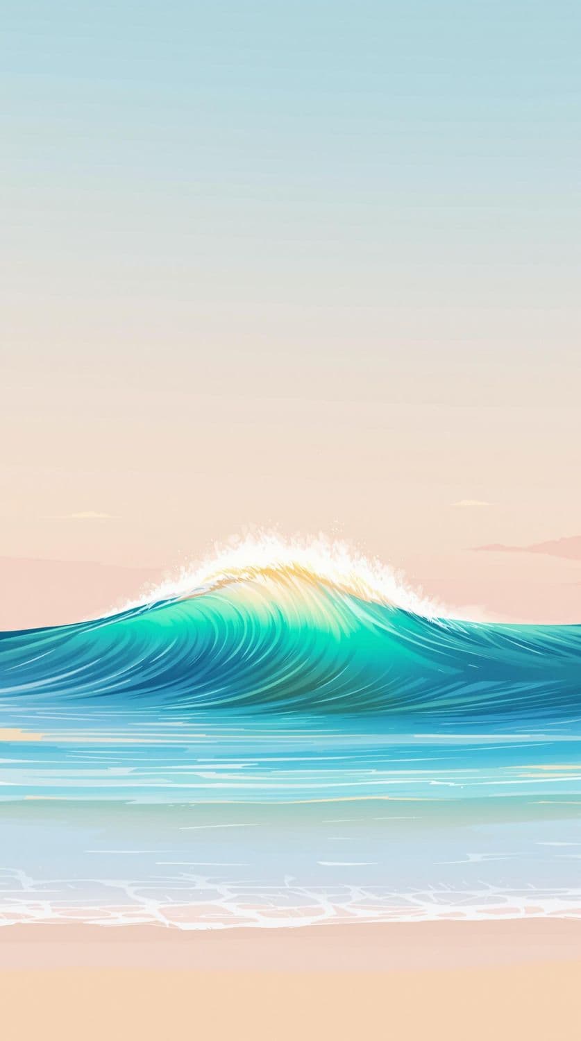Serene Ocean Wave