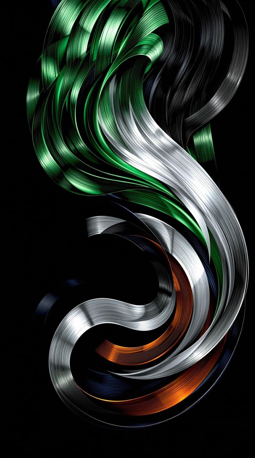 Emerald Swirls