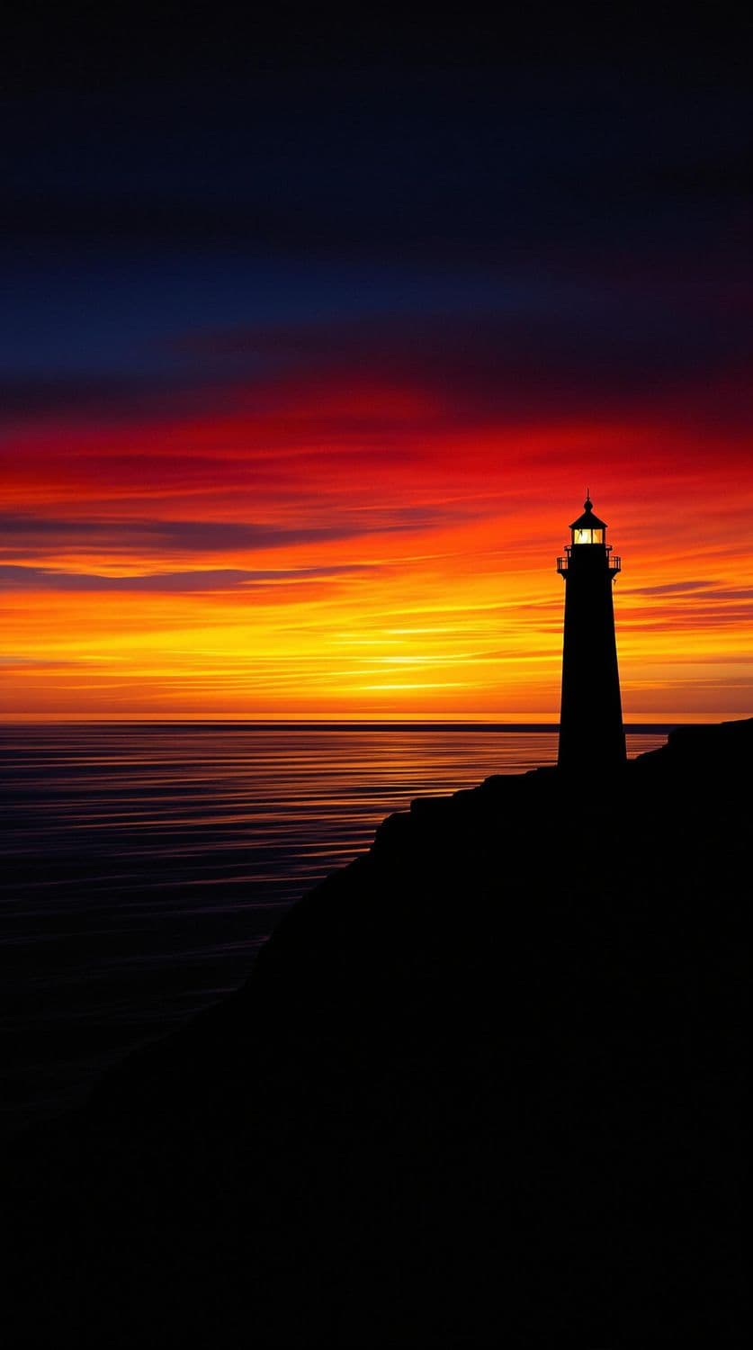 Lighthouse at Dusk